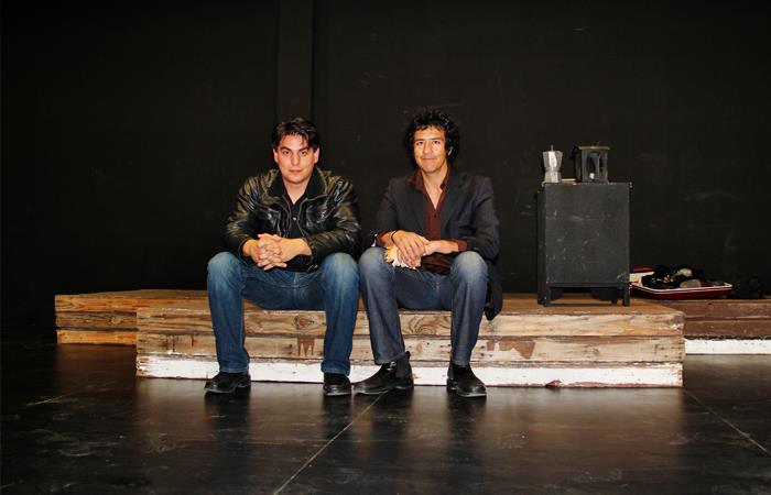 Paco Mufote y Alan Márquez Lobato, fundadores de La Nave Teatro, compañía de teatro independiente en Tijuana