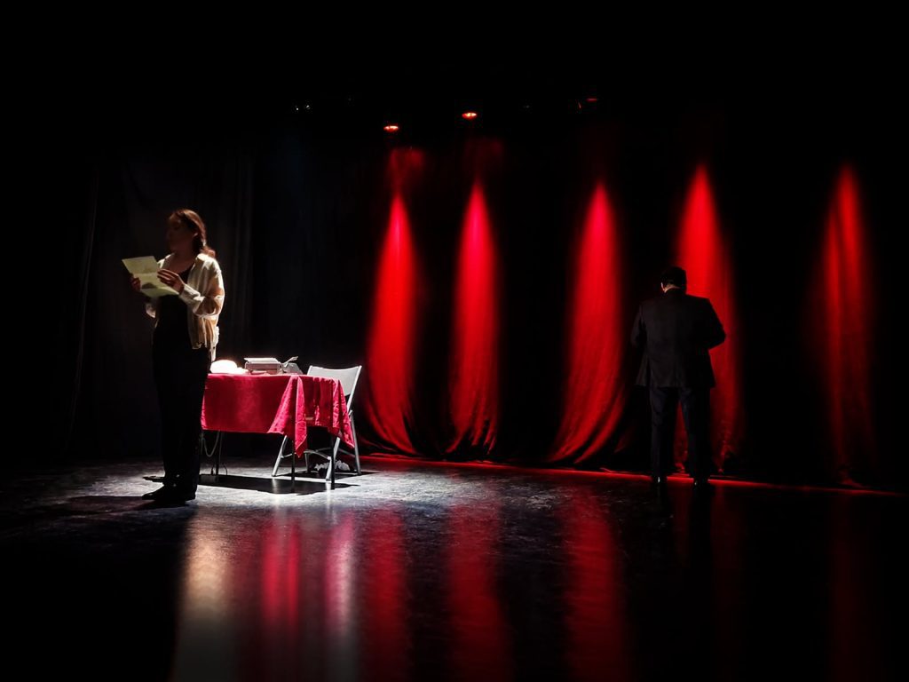 Andrea Rodríguez y Víctor Iturríos en Diez. Ausencia del Miedo, La Nave Teatro, ISC Tijuana, junio 2026