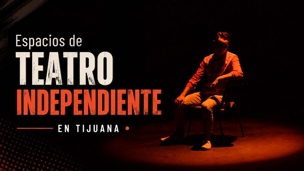 Ivan Lizarraga Hoffmann en el escenario durante la obra 'Refactio'. Ivan es iluminado de forma dramática por los reflectores del teatro sobre un fondo oscuro.