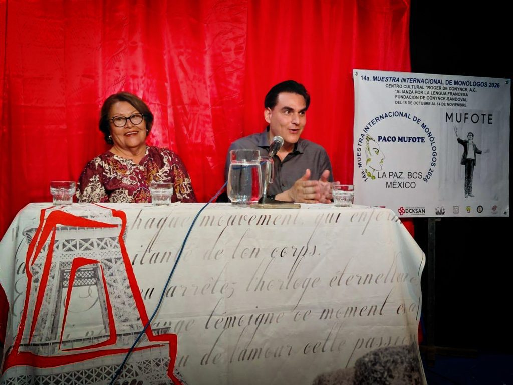 María Félix Aguilar y Alan Márquez Lobato. Crédito: Alianza por la Lengua Francesa