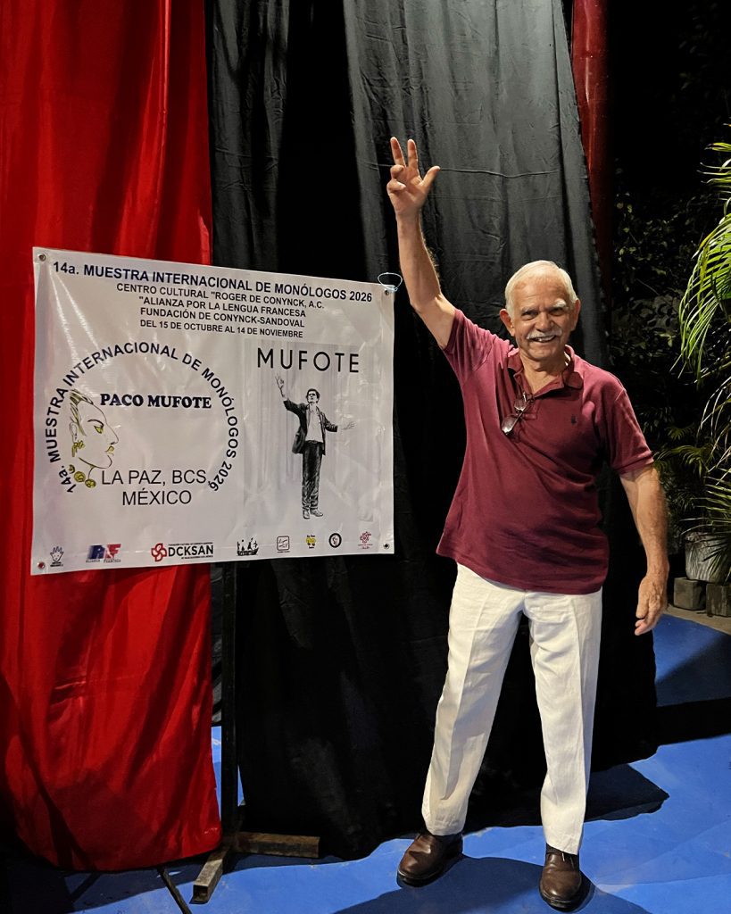 Rubén Sandoval, director de la Muestra Internacional de Monólogos